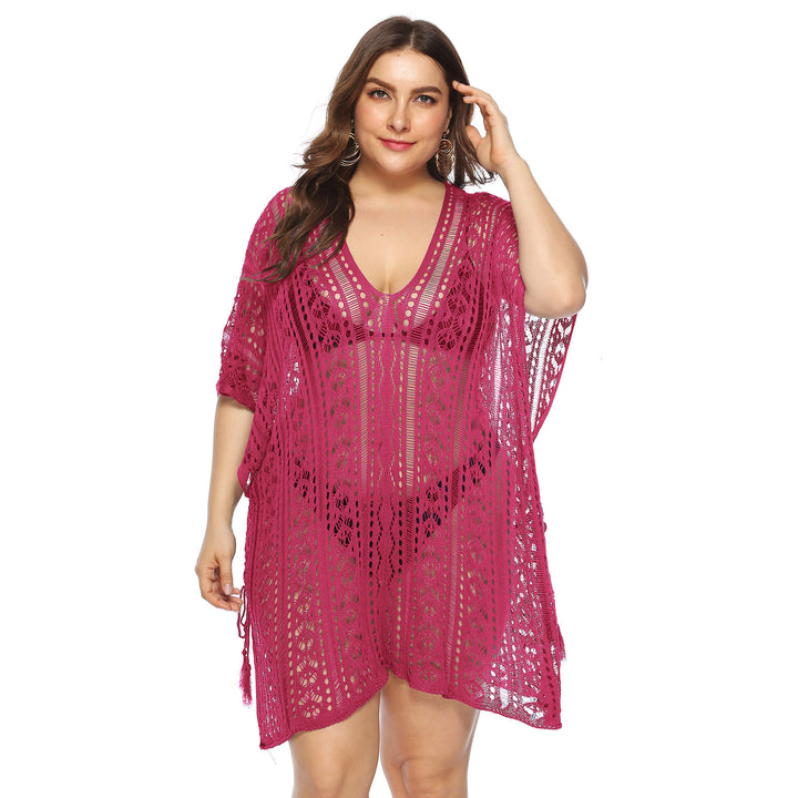 Ladies Bohemian Crochet Beach Cover Tunic Lune London