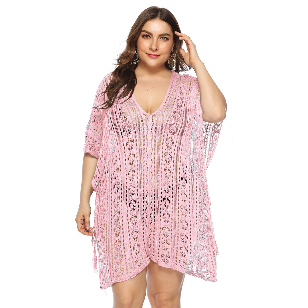 Ladies Bohemian Crochet Beach Cover Tunic Lune London