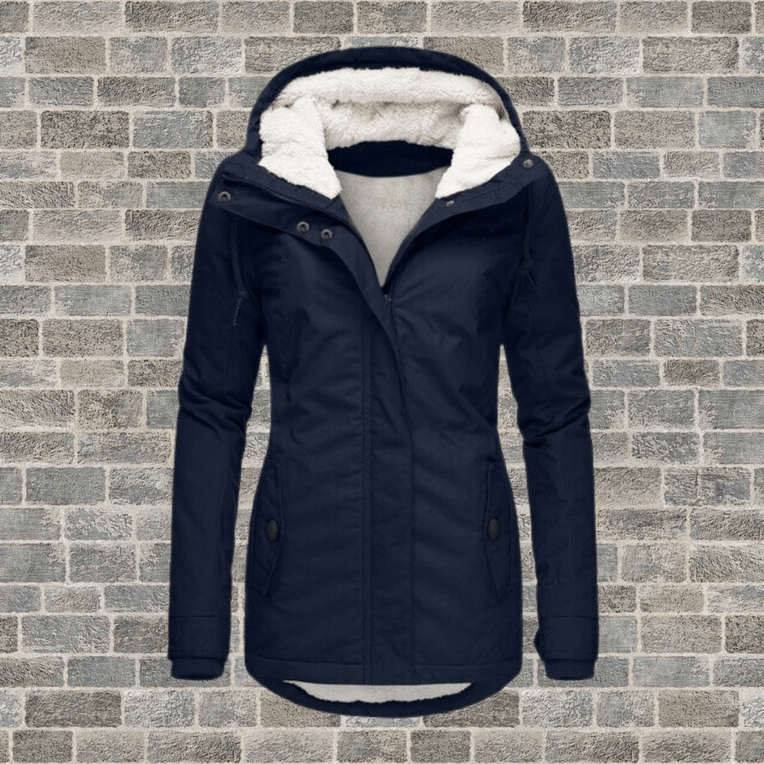 Lune London | Women's Long Winter Coat with Luxurious Fur Lining