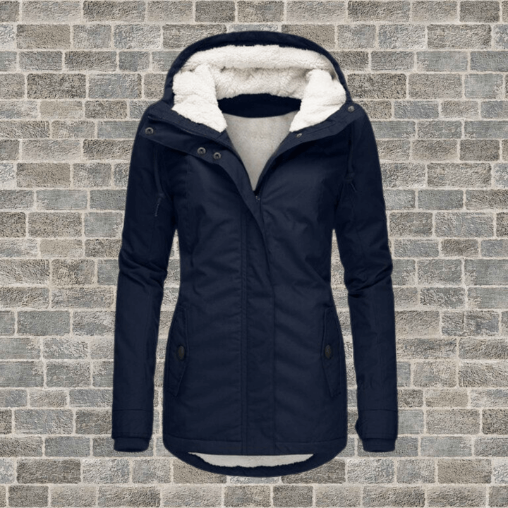 Lune London | Women's Long Winter Coat with Luxurious Fur Lining