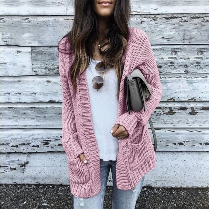 Cardigan confortable pour femmes avec poches et coupe décontractée Chic & Stil