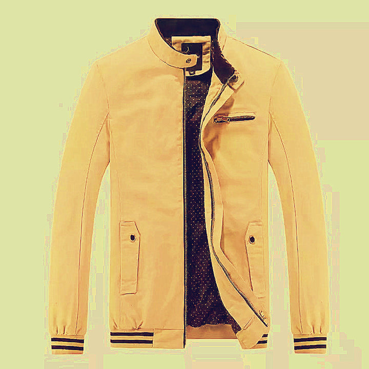 Sporty transition jacket for men with trendy collar Lune London