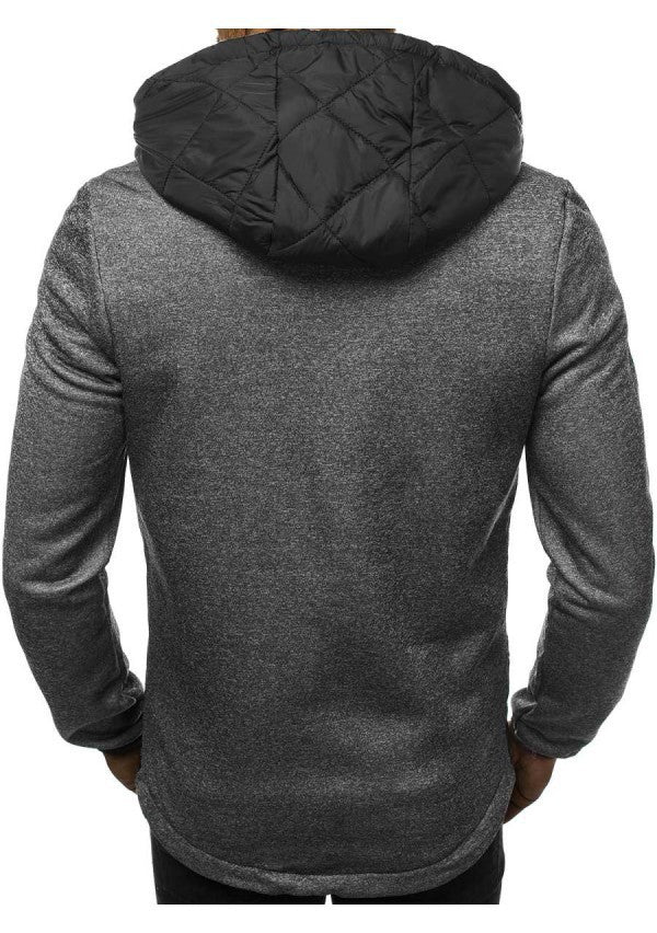 Functional quilted jacket for men with high collar and practical pockets Lune London