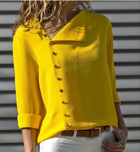 Trendy women's blouse with button details Lune London