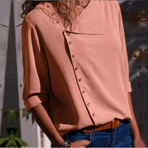 Trendy women's blouse with button details Lune London