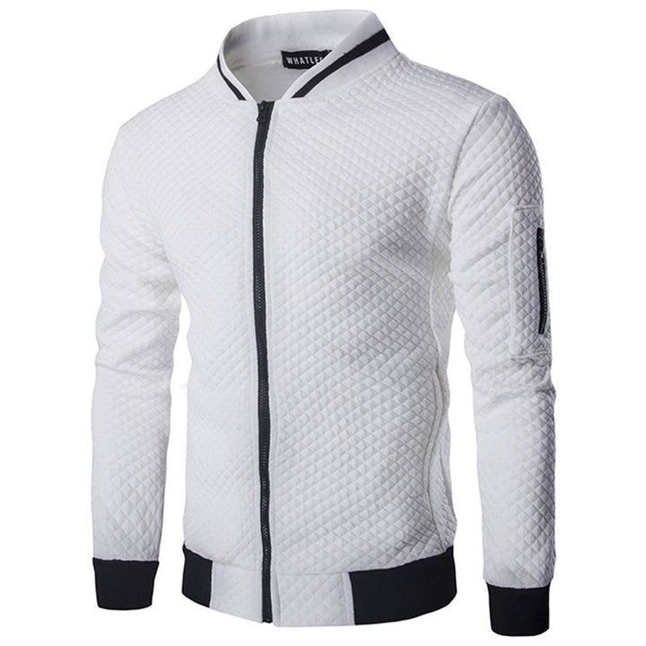 Padded jacket for men with modern design and practical zip pockets Lune London