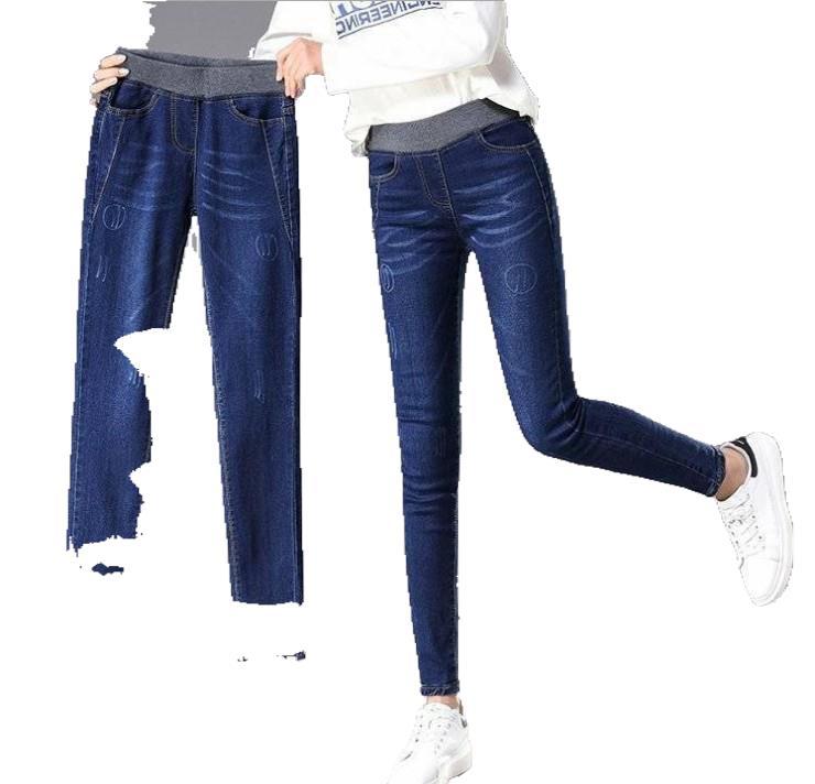 Jeans skinny femmes avec ceinture haute confort Chic & Stil