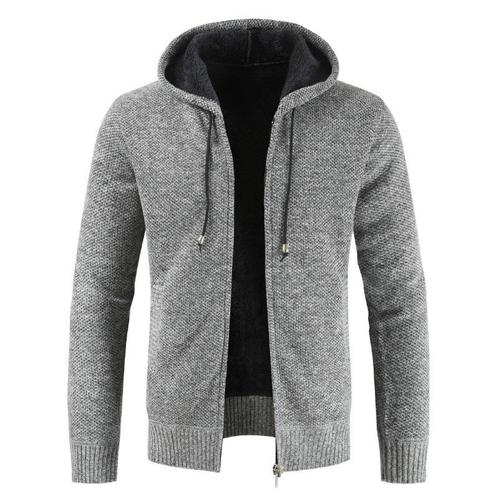 Men's Modern Cardigan with Hood and Soft Inner Lining Lune London