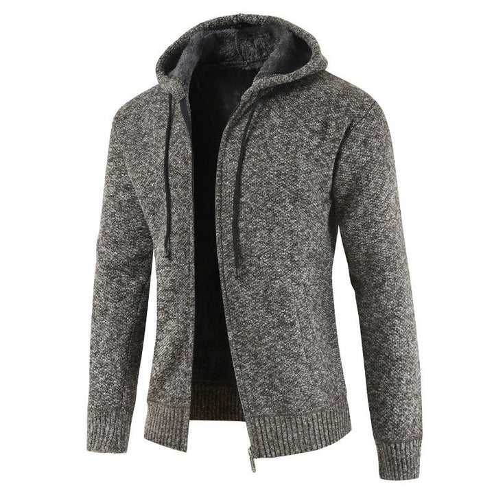 Men's Modern Cardigan with Hood and Soft Inner Lining Lune London
