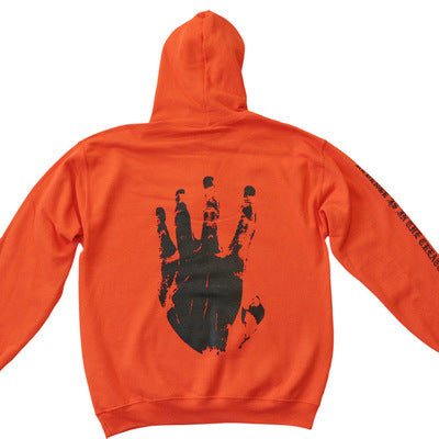 Hooded sweatshirt for women with eye-catching lettering and artistic design Lune London