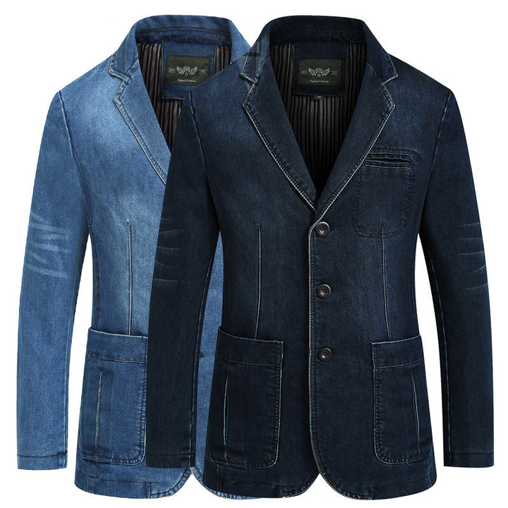 Trendy denim blazer jacket for men Lune London