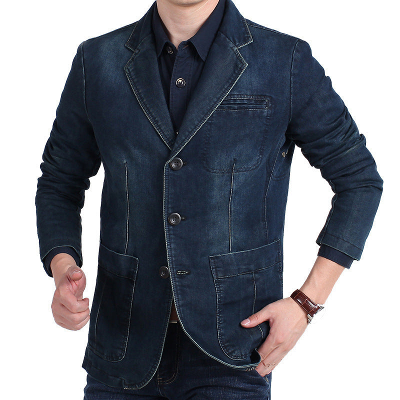 Trendy denim blazer jacket for men Lune London