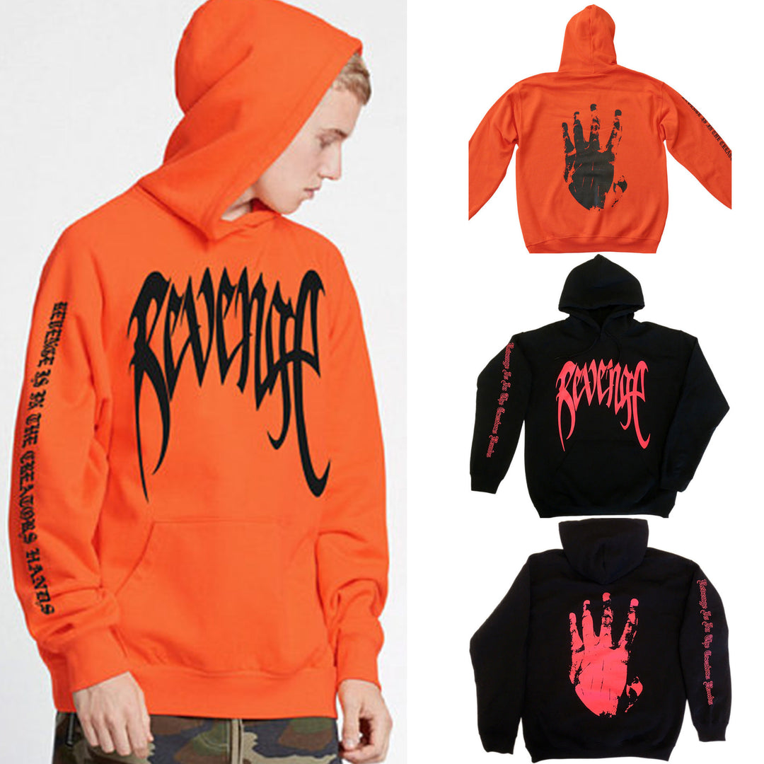 Hooded sweatshirt for women with eye-catching lettering and artistic design Lune London