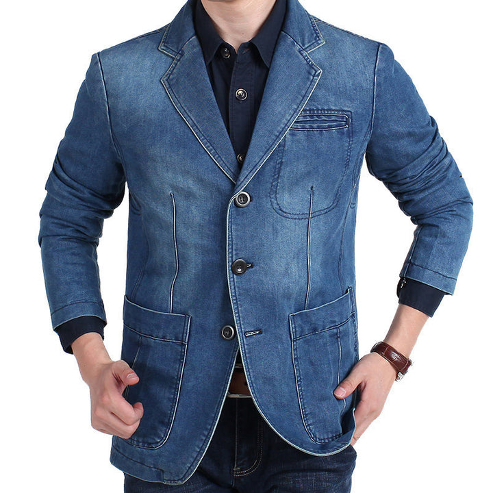 Trendy denim blazer jacket for men Lune London