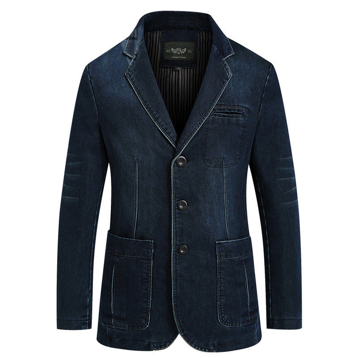 Trendy denim blazer jacket for men Lune London