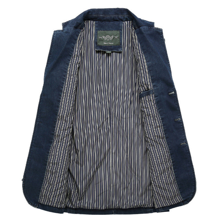 Trendy denim blazer jacket for men Lune London