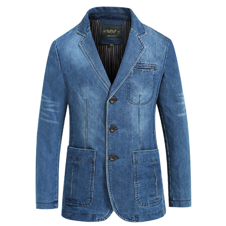 Trendy denim blazer jacket for men Lune London