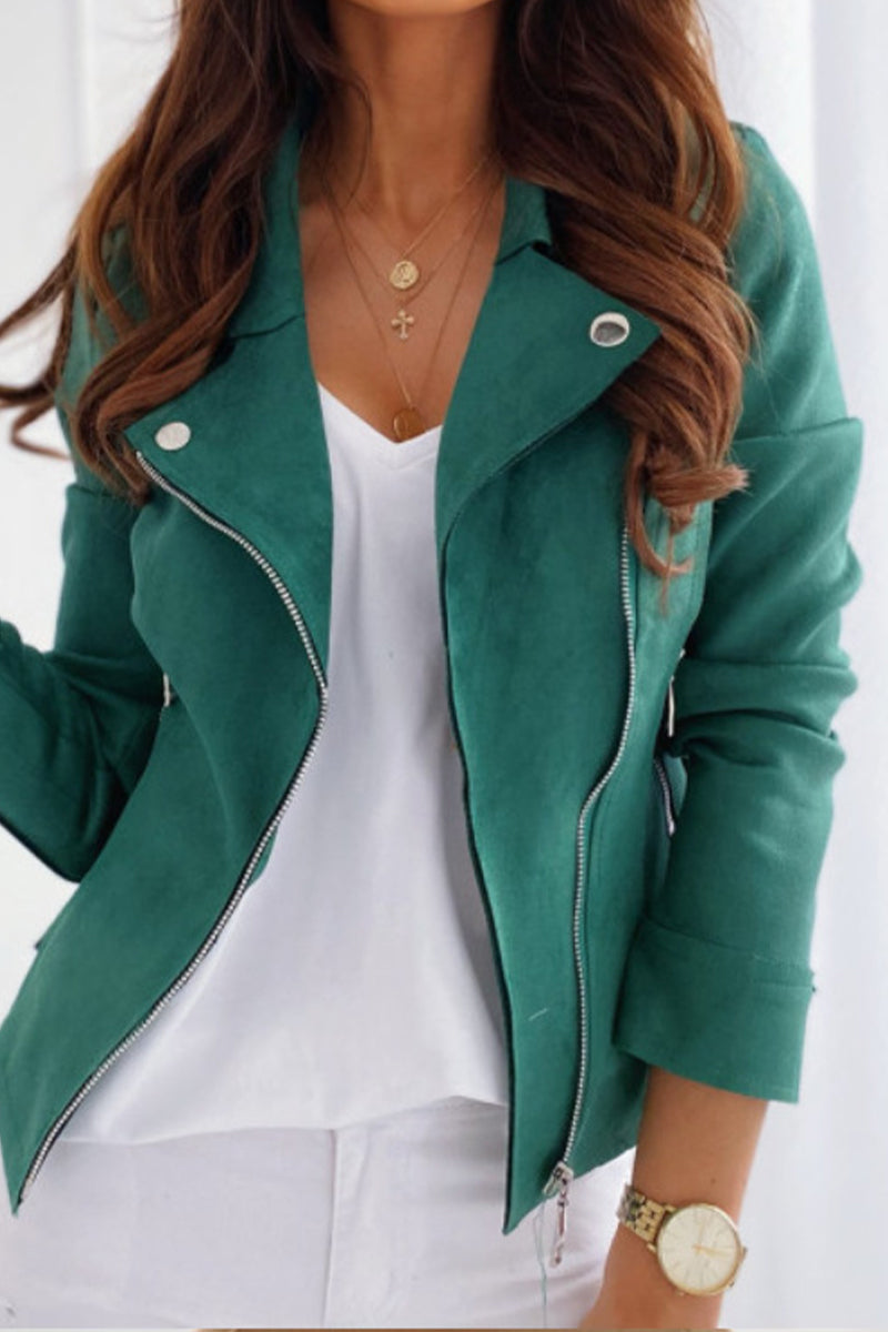 Lune London | Veste élégante avec fermeture éclair pour un look quotidien