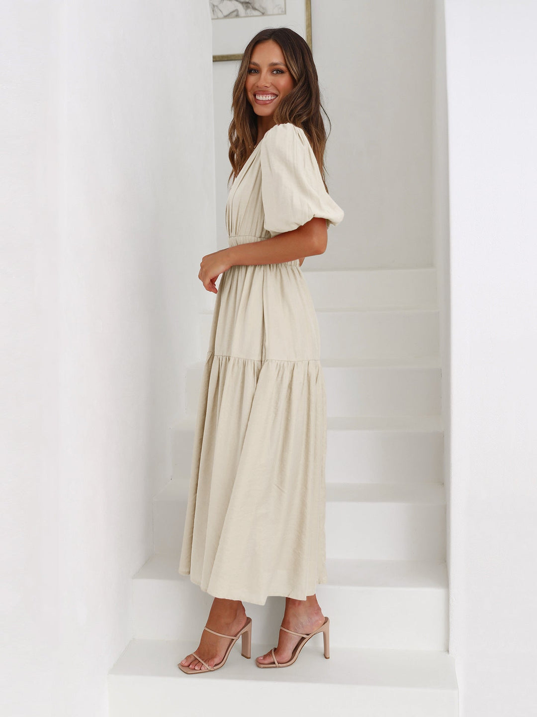 Lune London | Dress with Puff Sleeves for Women