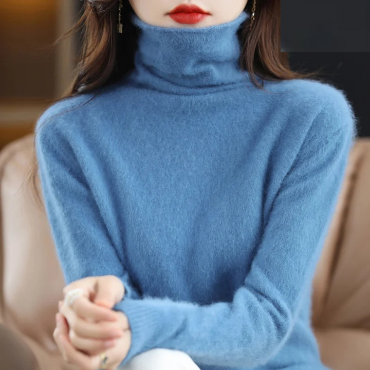 Lune London | Cashmere Pullover Women Soft Turtleneck Sweater Warm & Luxurious Design