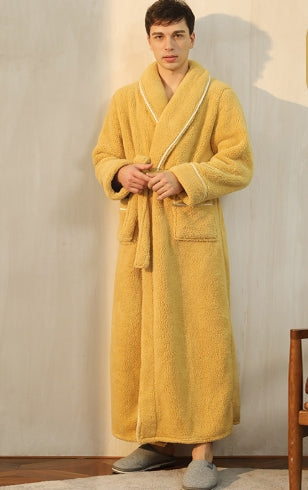 Lune London | Stylish Thick Over-Knee Plush Bathrobe
