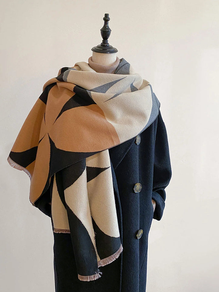 Women’s Reversible Cashmere Scarf for Elegance & Warmth | Lune London