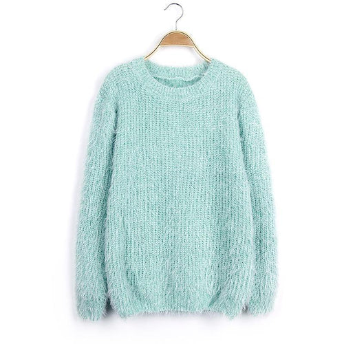 Women Plush Sweater Cozy Lune London