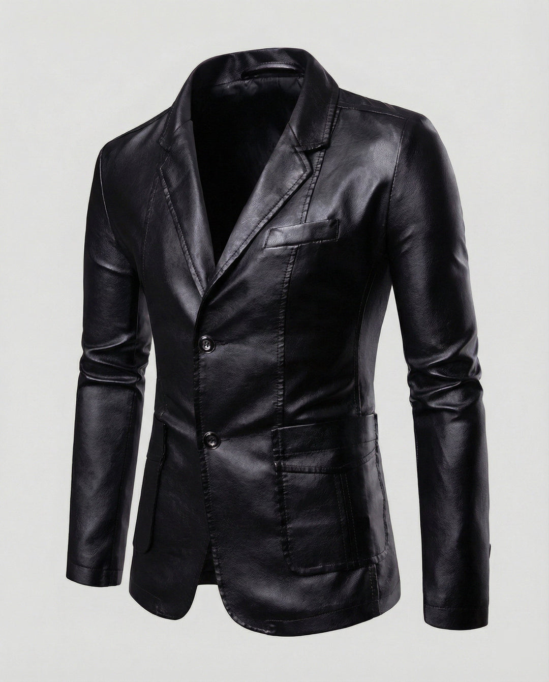 Men's leather blazer elegant