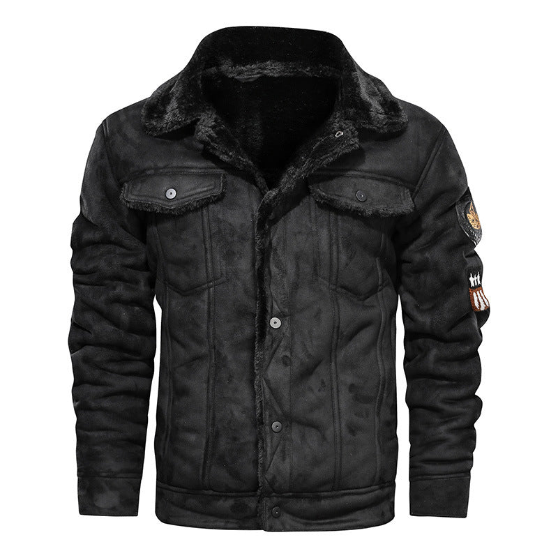 Vintage leather jacket for men with warm lining Lune London