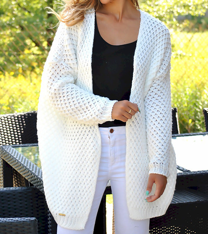 Women knitted chunky stitch vest with a structure as well as a relaxed fit Lune London
