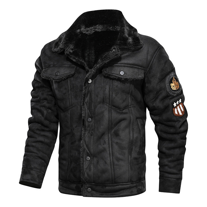 Vintage leather jacket for men with warm lining Lune London