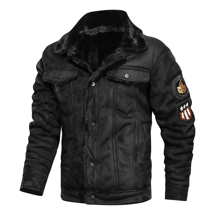 Vintage leather jacket for men with warm lining Lune London