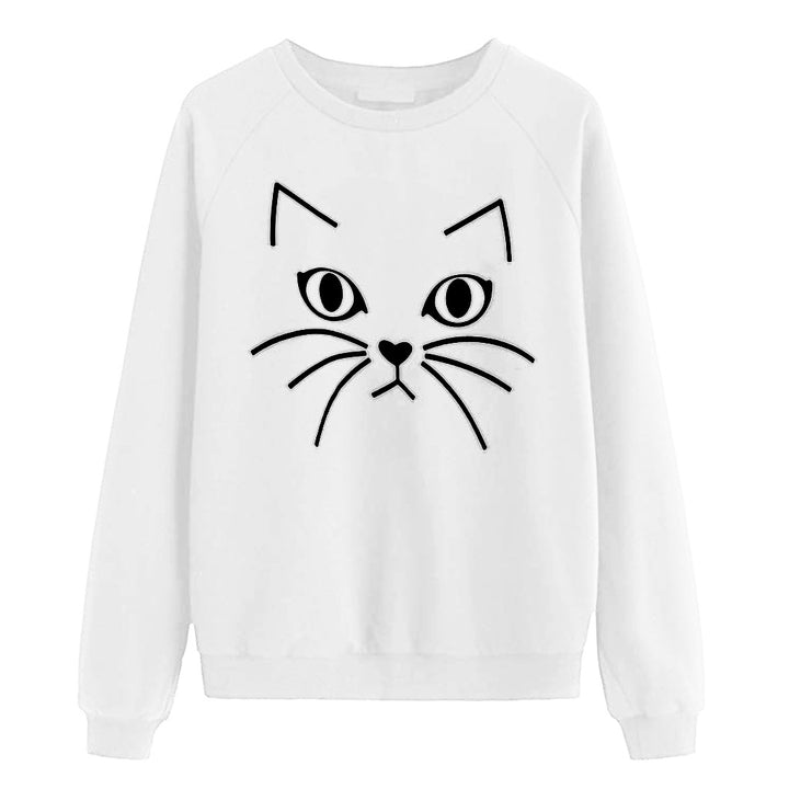 Sweatshirt pour femmes avec motif de chat Chic & Stil