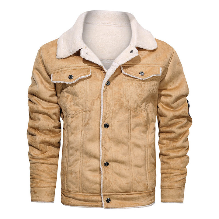 Vintage leather jacket for men with warm lining Lune London