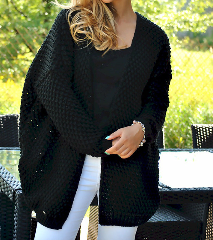 Women knitted chunky stitch vest with a structure as well as a relaxed fit Lune London