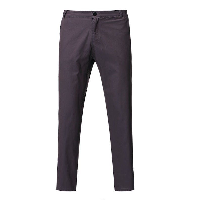 Comfortable chino pants for men with a modern fit and elastic waistband Lune London