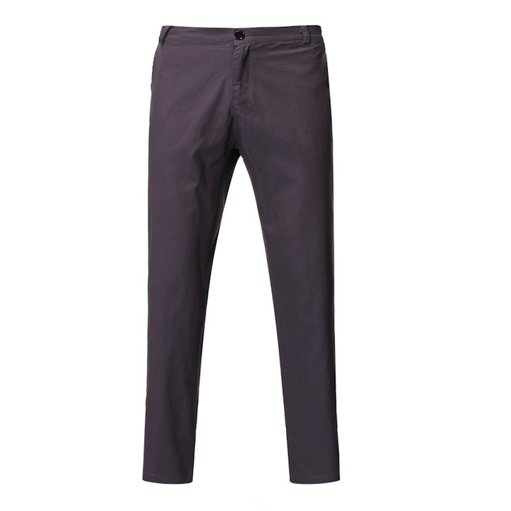 Comfortable chino pants for men with a modern fit and elastic waistband Lune London