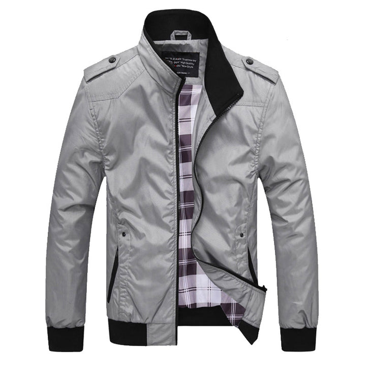 Stylish transition jacket for men with hidden zipper and practical pockets Lune London