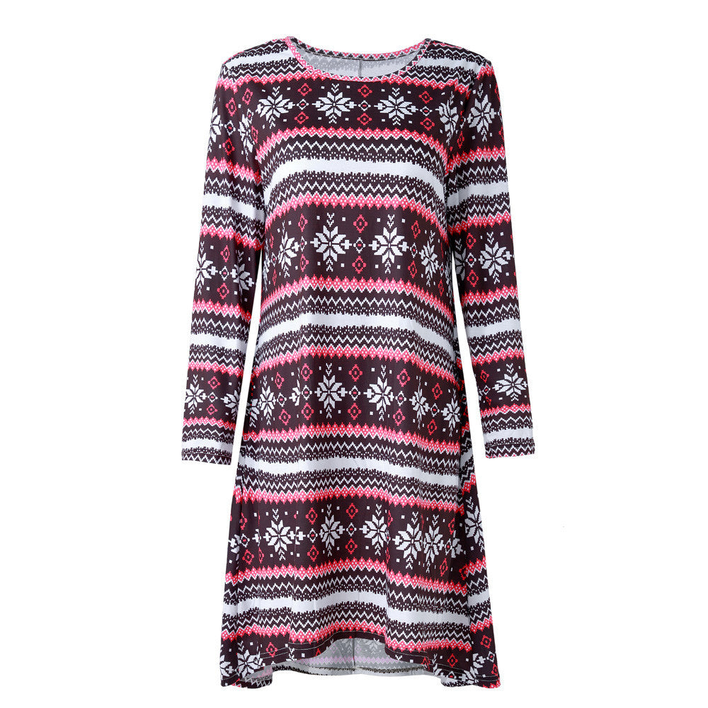 Casual women's dress with elegant pattern Lune London