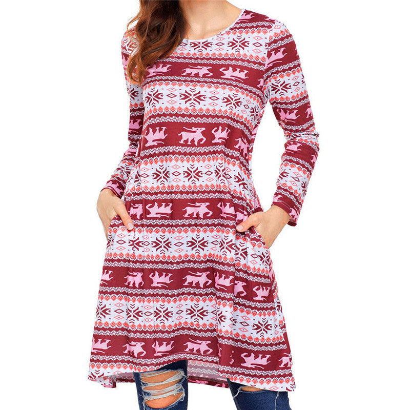 Casual women's dress with elegant pattern Lune London