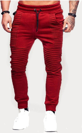 Casual joggers for men with structured inserts and elastic waistband Lune London