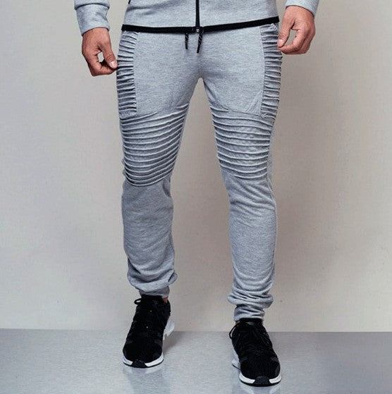 Casual joggers for men with structured inserts and elastic waistband Lune London