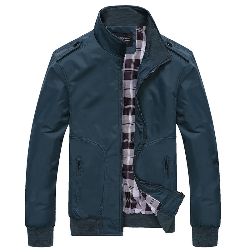 Stylish transition jacket for men with hidden zipper and practical pockets Lune London