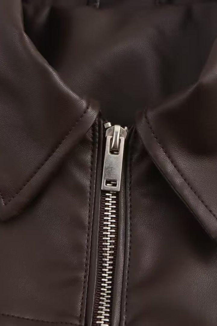 Lune London | Leather Casual Blazer