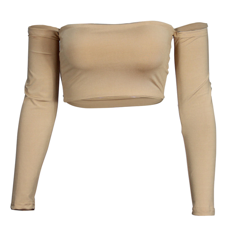 Women's Crop Top with Long Sleeves Lune London
