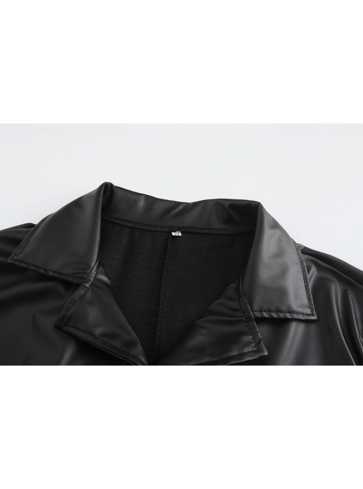 Lune London | Long Leather Coat for Men