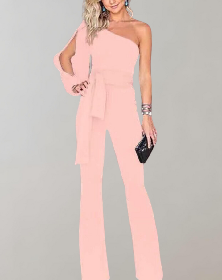 Lune London | Luxurious Overall with Bow Belt and Sparkling Details