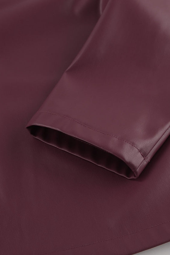 Lune London | Loose Fit PU Leather Jacket