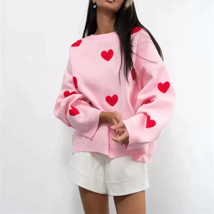 Lune London | Sweater with knitted heart