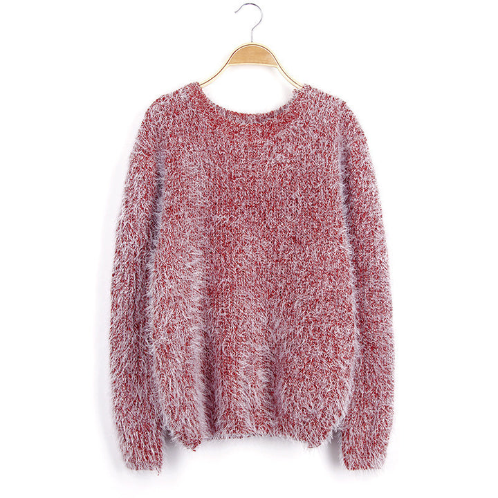 Ladies Soft Sweater with Structured Design and Round Neck Lune London